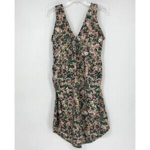 PrAna Pearl Isla Tank Dress Womens Size XL Floral Outdoors Travel Hiking Active
